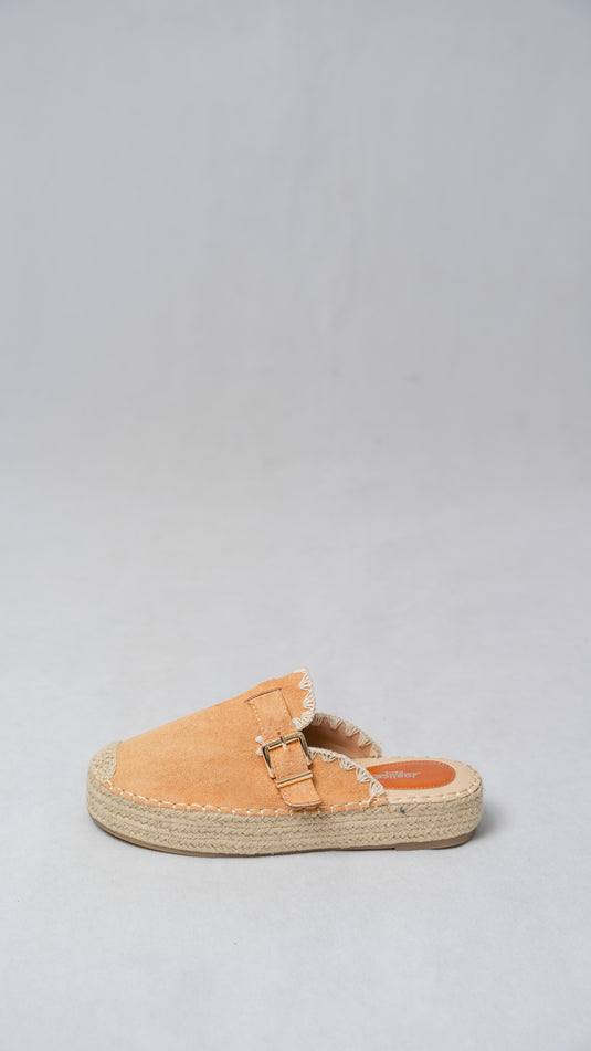 Mules daim à plateforme Femmes