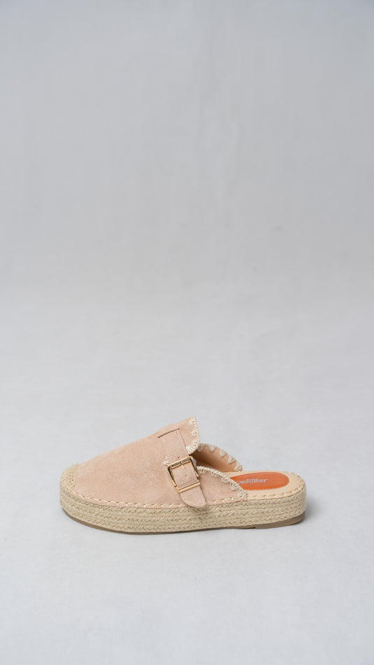 Mules daim à plateforme Femmes