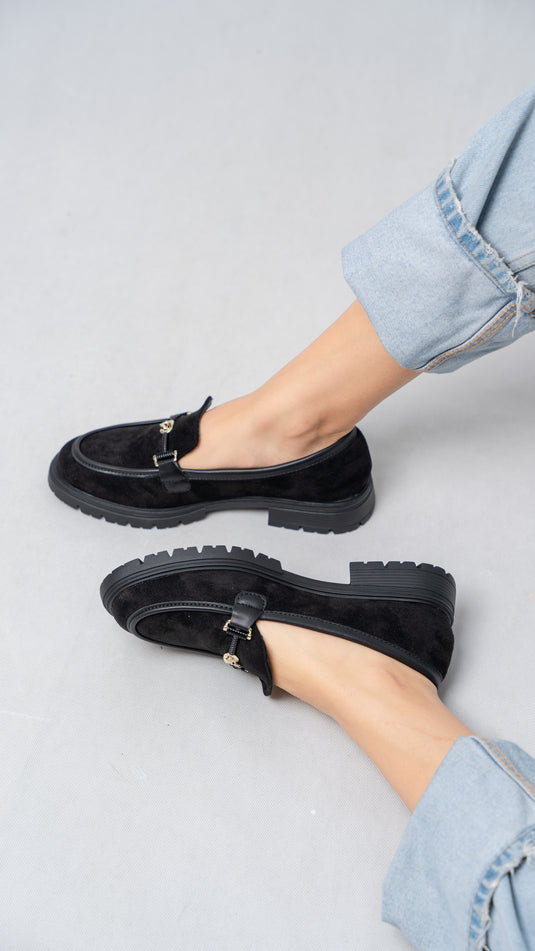 Mocassin avec boucles