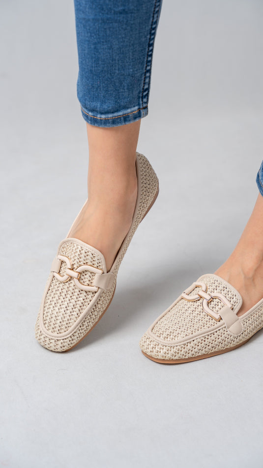 Mocassin avec boucles