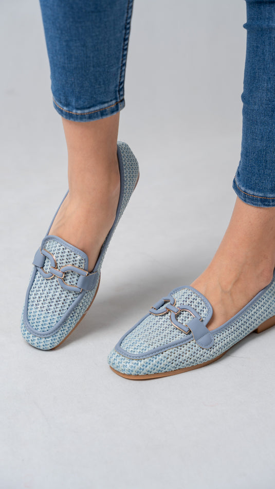 Mocassin avec boucles