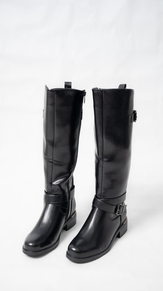 Botte femme avec ceinture