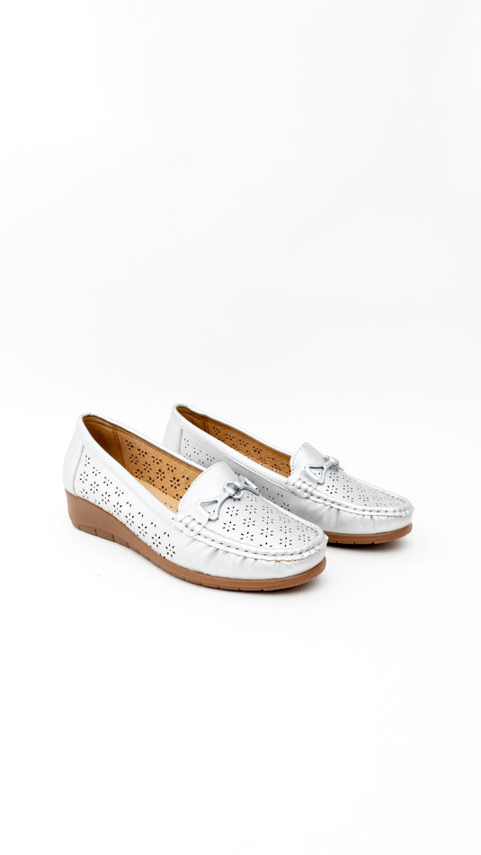 Mocassin confort compensée