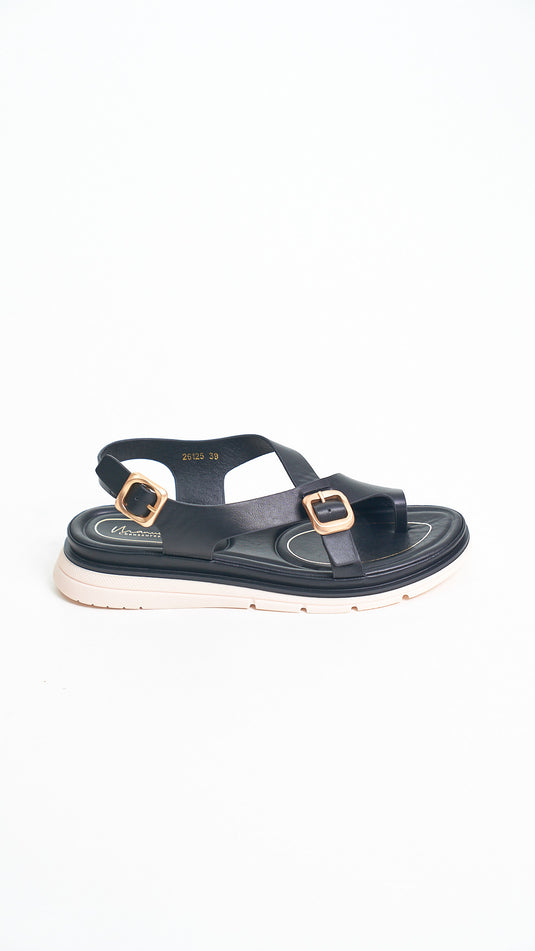 Sandales Entre-doigts Femme – Nu-pieds d'Été à Boucles Dorées Chic