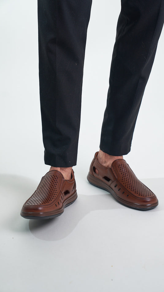 Mocassins Homme Ajourés Confort