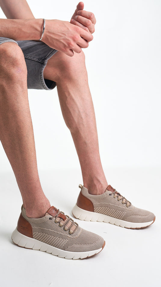 Basket Homme en Maille Respirante – Chaussure Sport-Chic Confortable